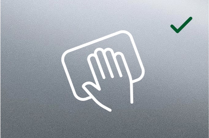 МОЙТЕ ПОКРЫТИЕ ВРУЧНУЮ