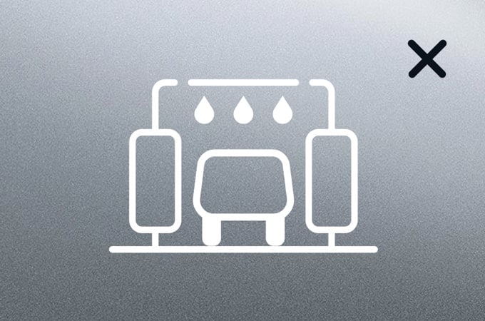 НЕ ПОЛЬЗУЙТЕСЬ АВТОМАТИЧЕСКИМИ МОЙКАМИ