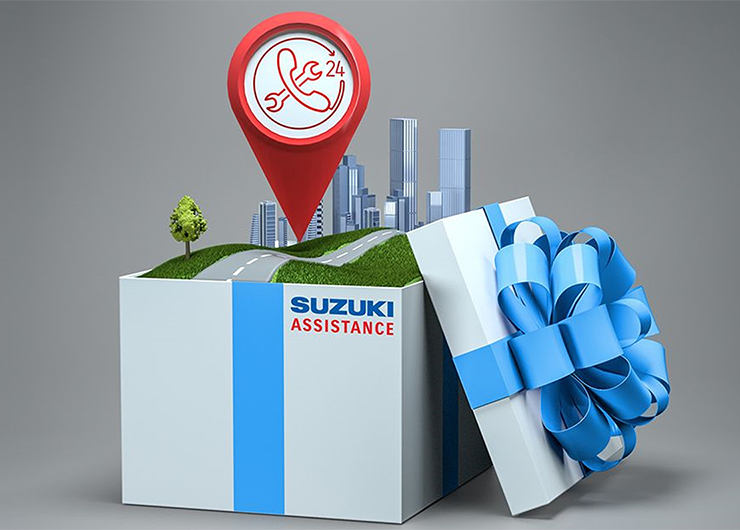 SUZUKI ASSISTANCE: ПОМОЩЬ НА ДОРОГЕ 24 ЧАСА В СУТКИ, 7 ДНЕЙ В НЕДЕЛЮ
