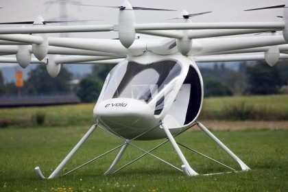 В Сингапуре прошли испытания летающего такси Volocopter