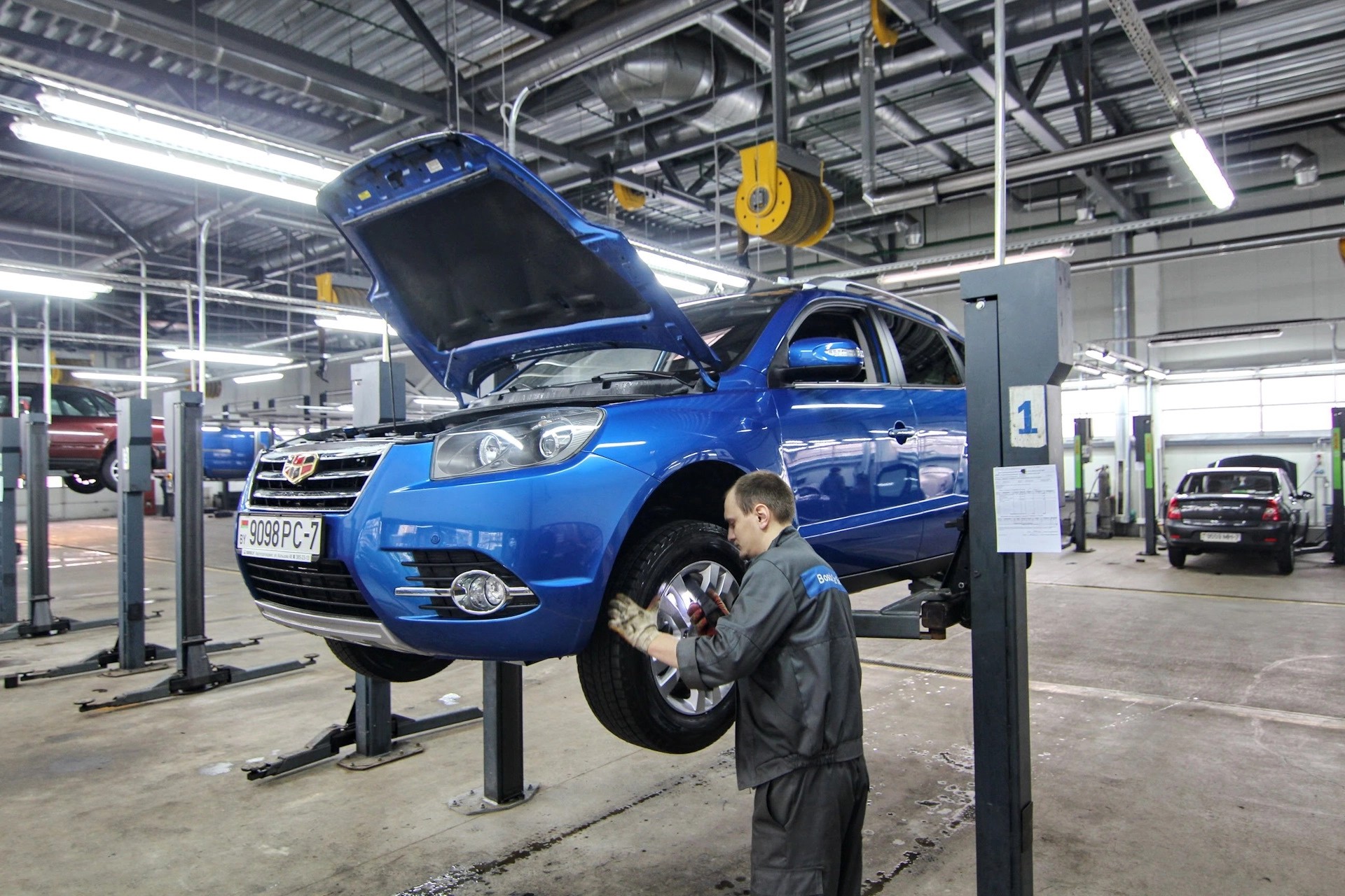 РЕМОНТ И ЗАМЕНА ПОДВЕСКИ GEELY