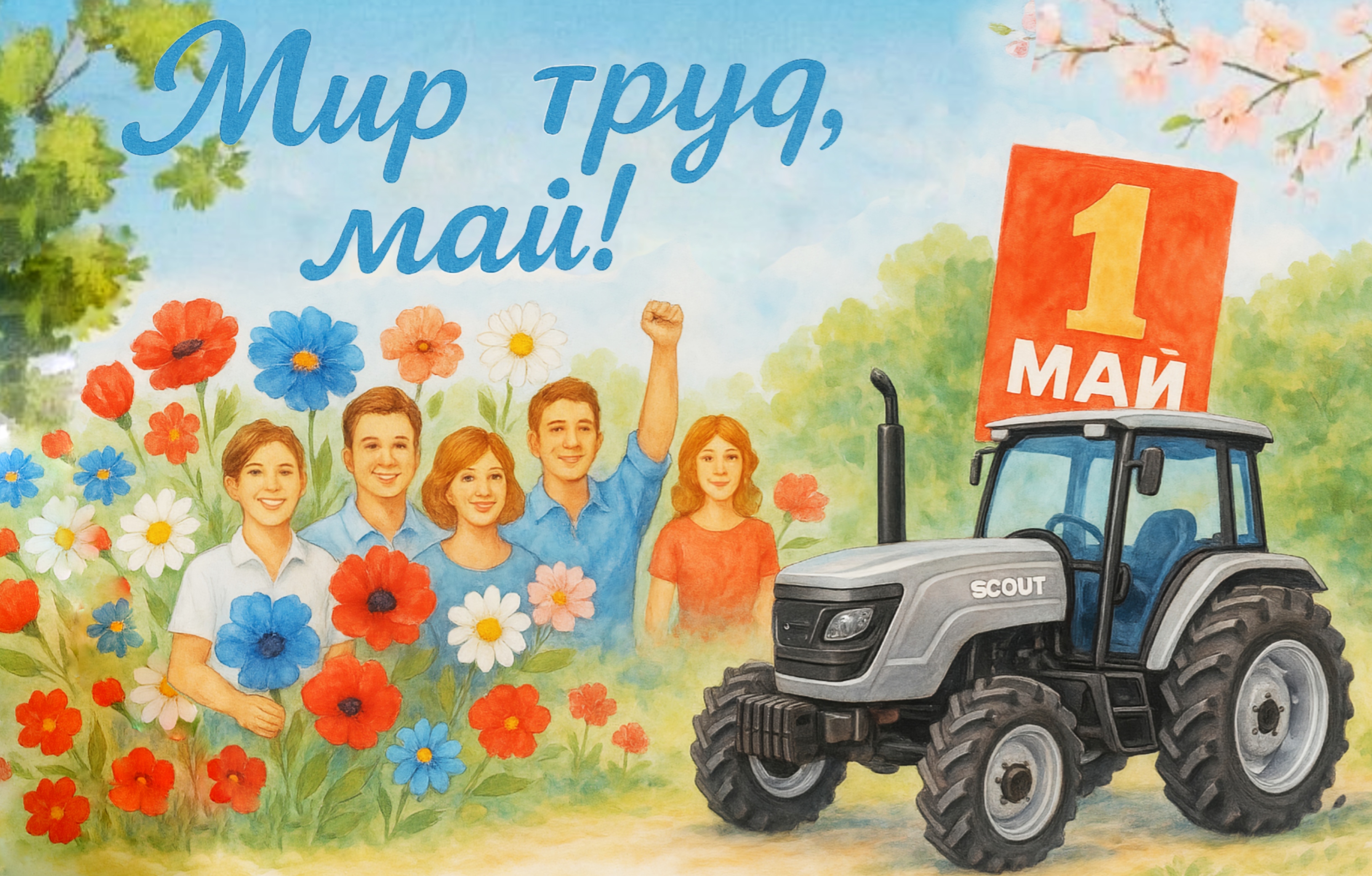 Поздравляем с 1 мая! 