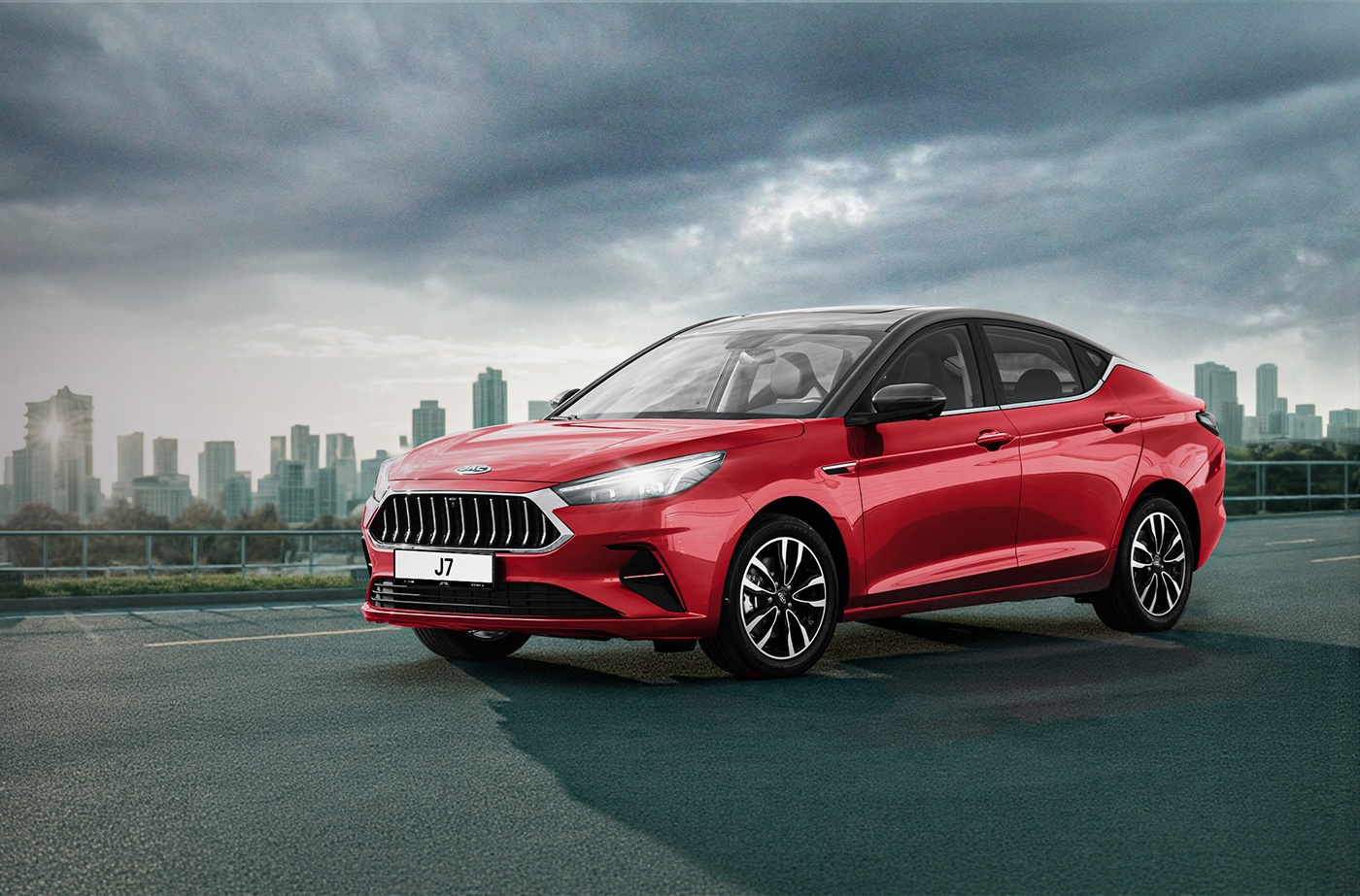 Стильный лифтбек JAC J7