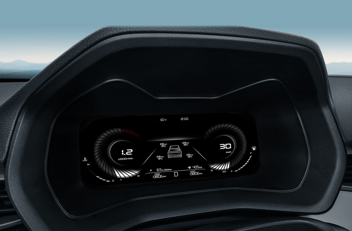 Цифровая приборная панель