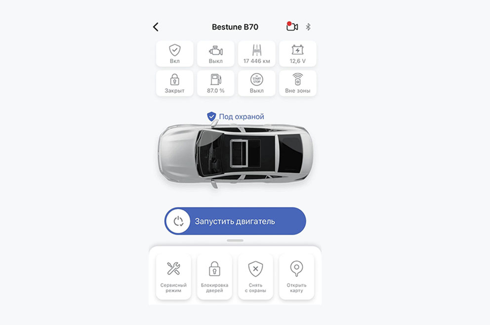 BESTUNE GO - управление автомобилем через мобильное приложение