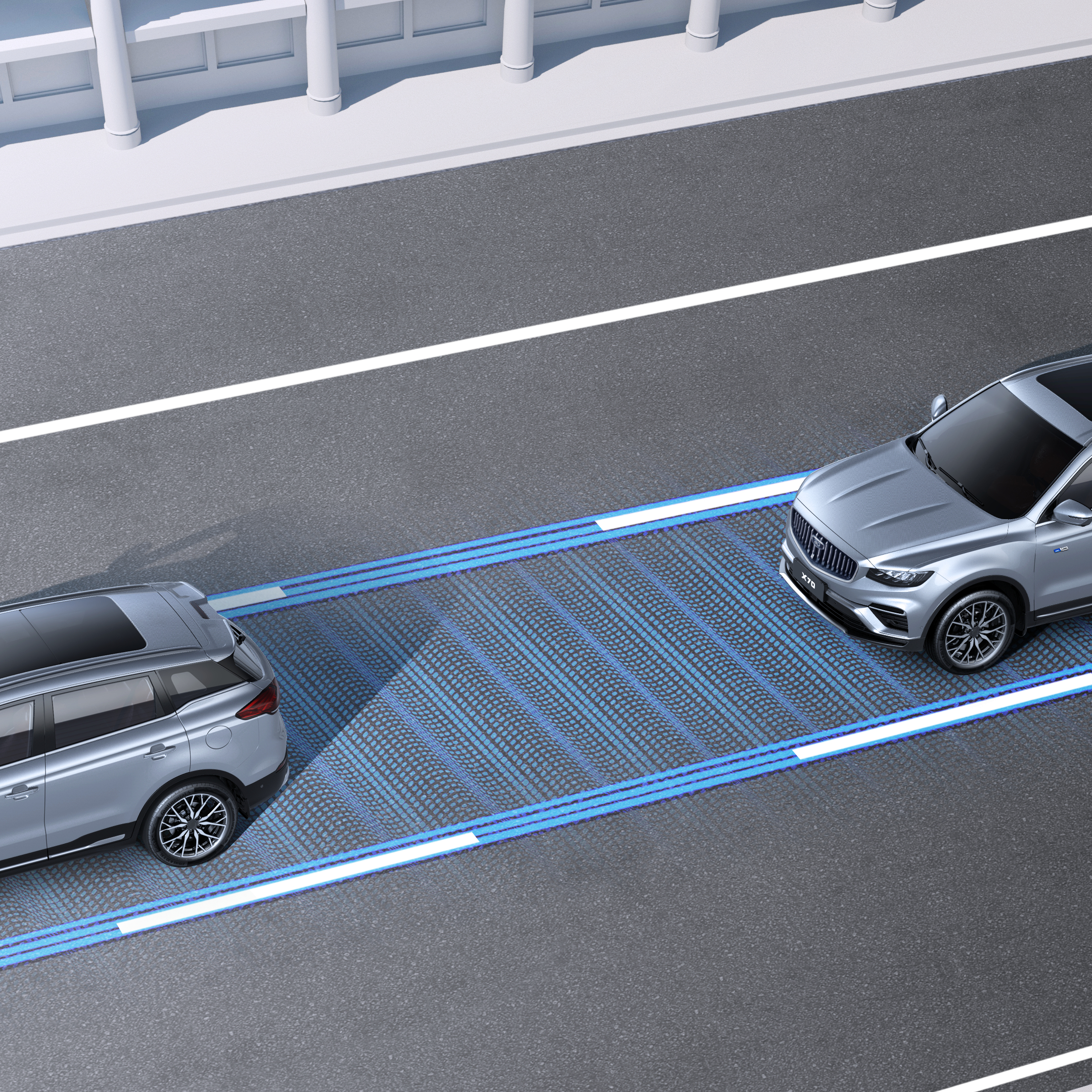 Система удержания автомобиля  в полосе движения (LKA)