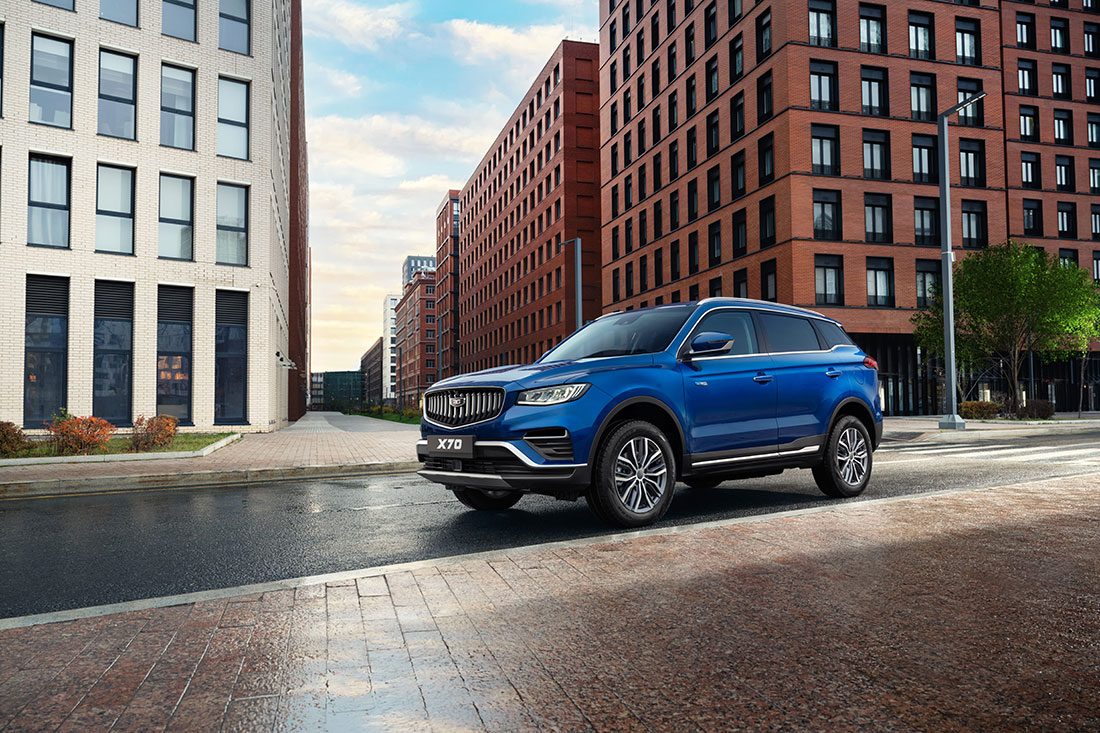 Belgee представляет полноприводные версии обновленного кроссовера X70
