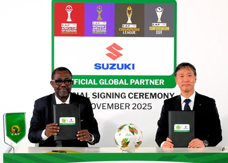 SUZUKI - ПАРТНЁР КОНФЕДЕРАЦИИ АФРИКАНСКОГО ФУТБОЛА (CAF)