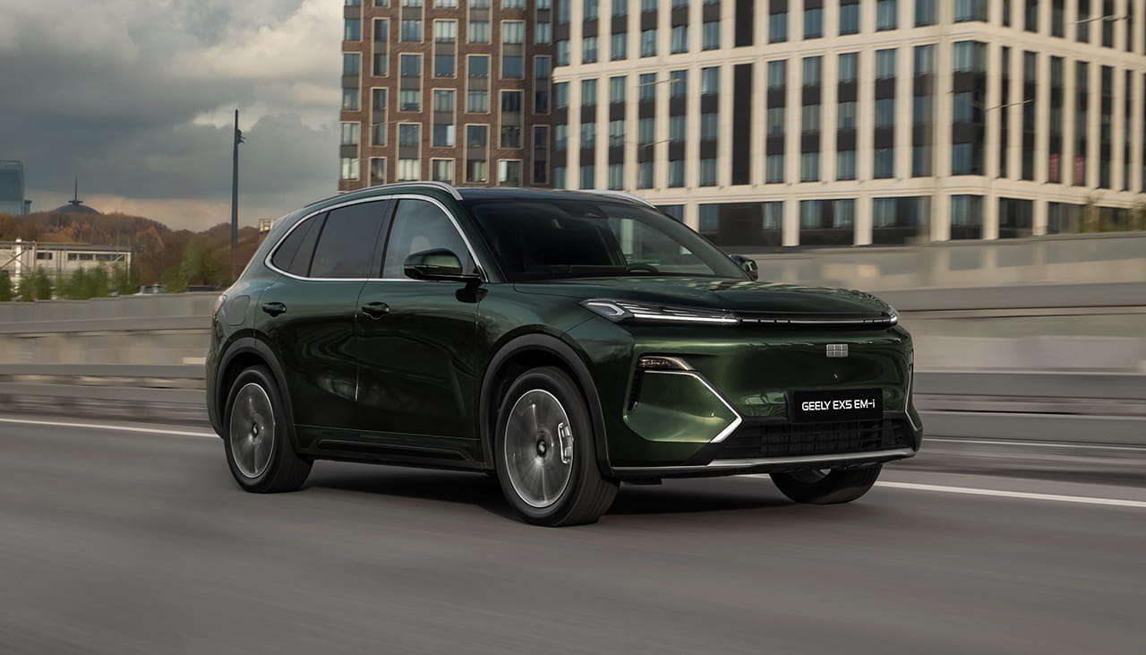 Geely объявляет о старте продаж нового гибридного кроссовера Geely EX5 EM-i на российском рынке