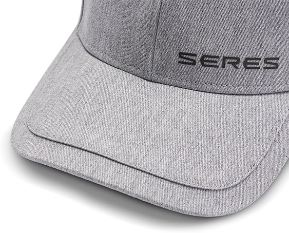 Серая хлопковая бейсболка SERES