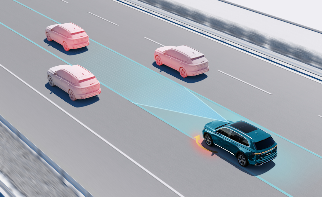 Контроль полосы движения (LKA)