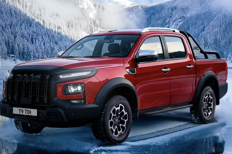JAC T9 – флагманский пикап с брутальным дизайном