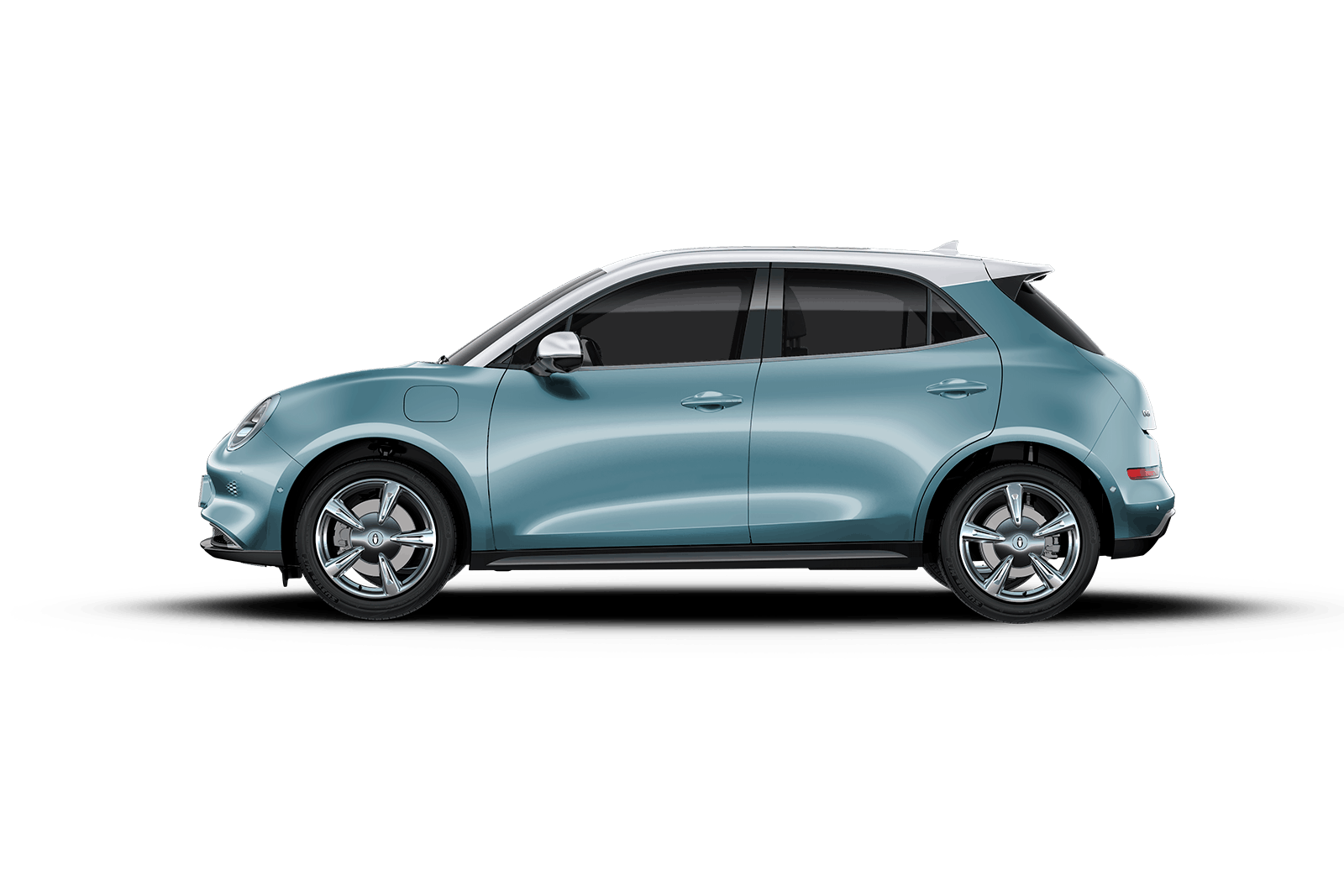 Маренговый синий / белая крыша