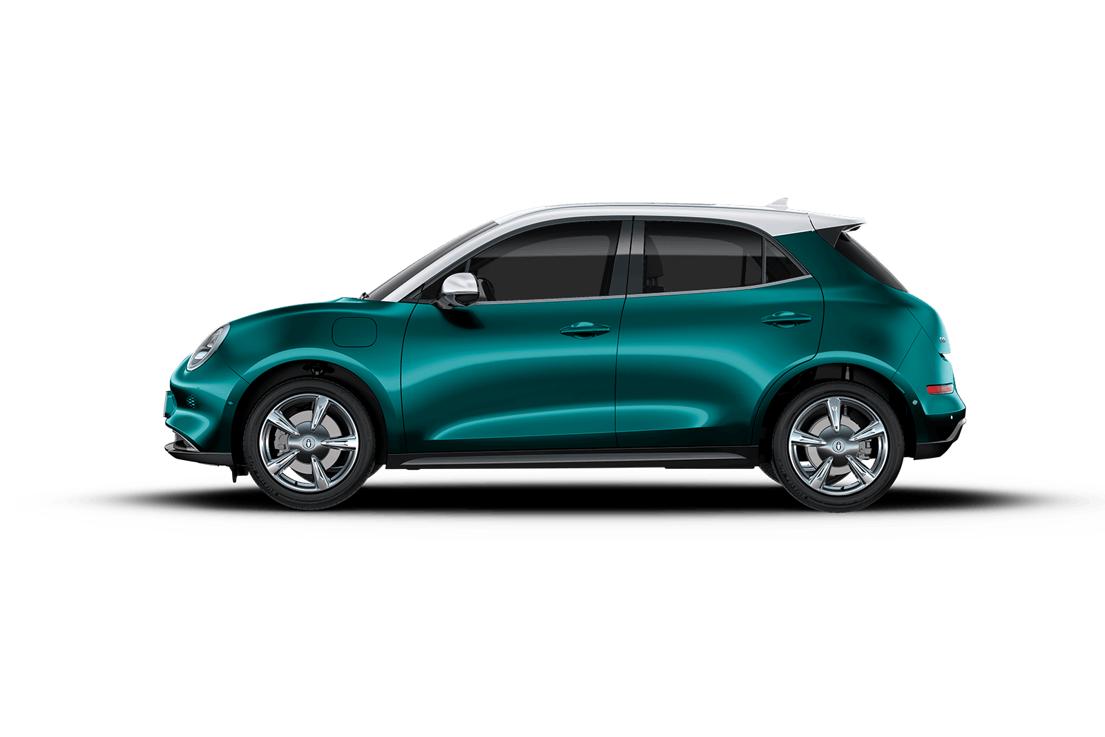 Патиновый зеленый / белая крыша