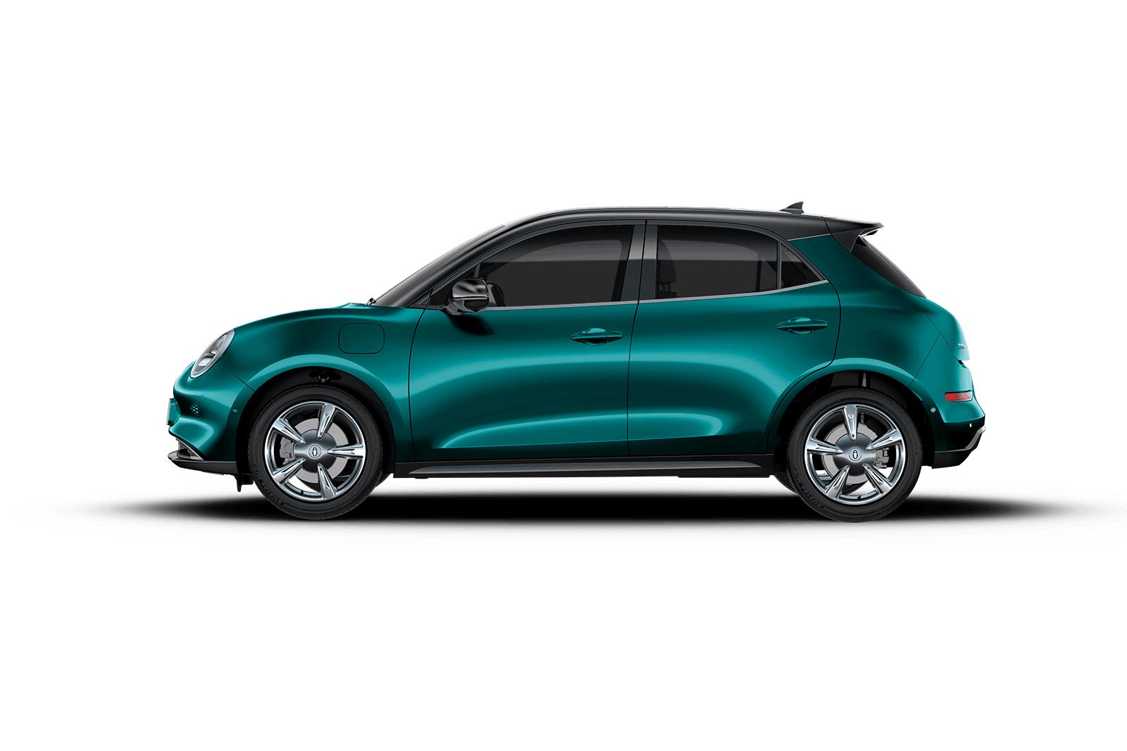 Патиновый зеленый / черная крыша