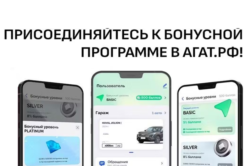 Бонусная программа АГАТ.РФ - максимум выгоды!