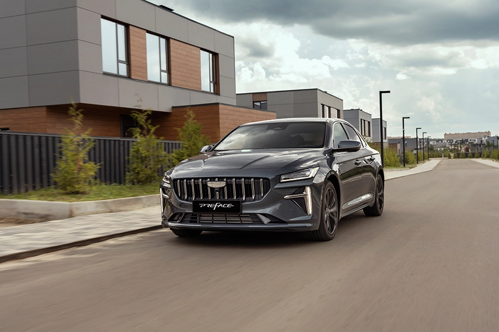 Компания Geely представляет новую версию бизнес-седана Geely Preface в России