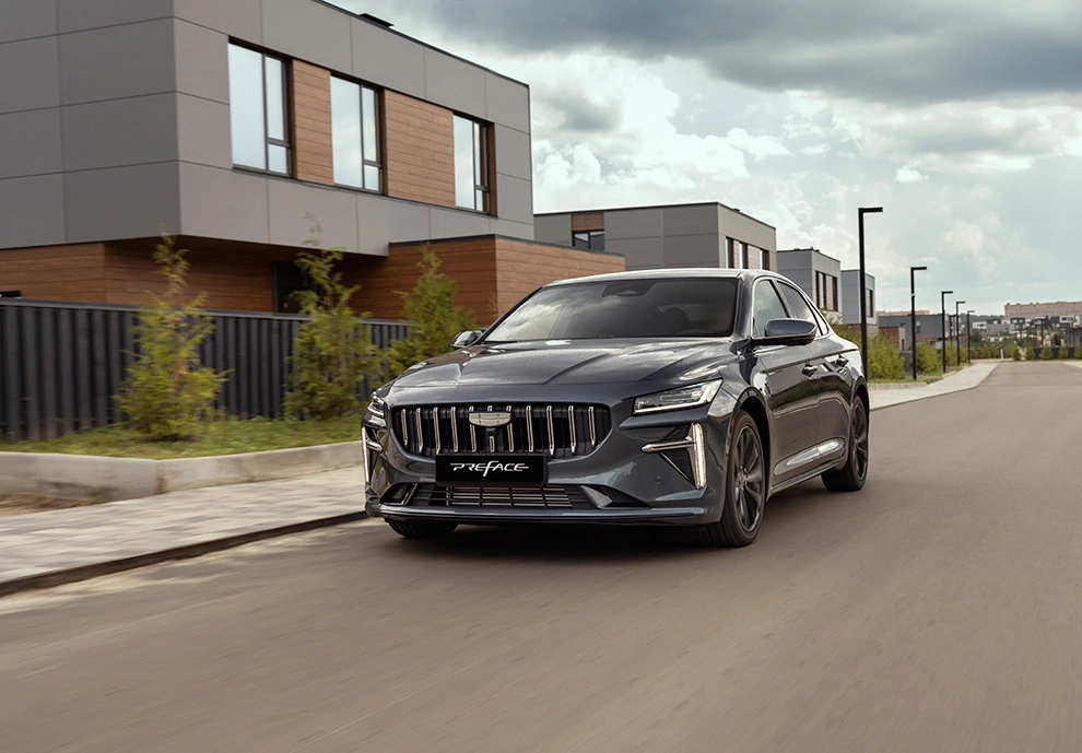 Компания Geely представляет новую версию бизнес-седана Geely Preface в России