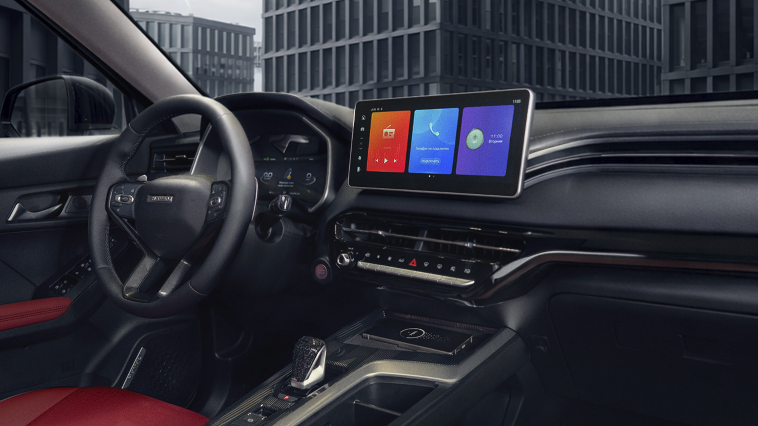 Обновленная мультимедийная система с 12.3" сенсорным экраном